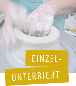 Einzelunterricht an der Töpferscheibe