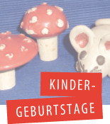 Kindergeburtstage in der Töpferei